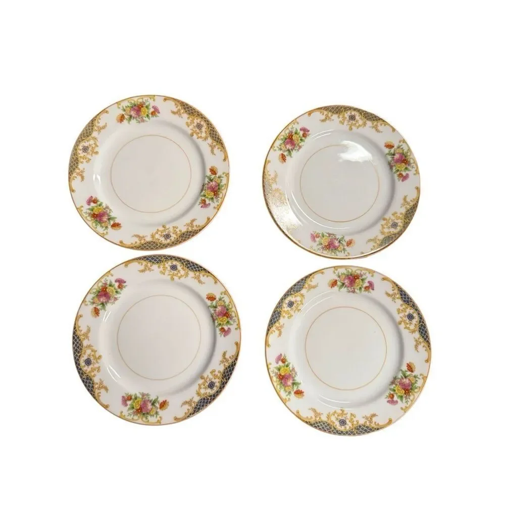 Noritake Imperial China ‎ Bread & Butter Plates Set of 4 Japan